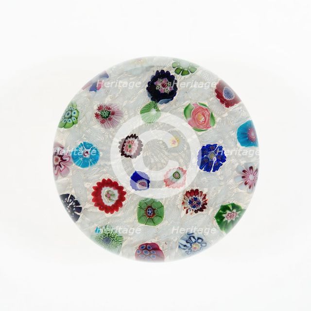 Paperweight, Clichy, 19th century. Creator: Clichy Glassworks.