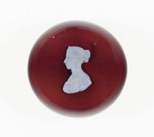 Paperweight, Clichy, Mid 19th century. Creator: Clichy Glassworks