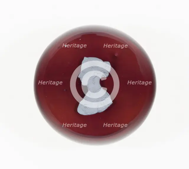 Paperweight, Clichy, Mid 19th century. Creator: Clichy Glassworks.