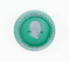 Paperweight, Clichy, Mid 19th century. Creator: Clichy Glassworks