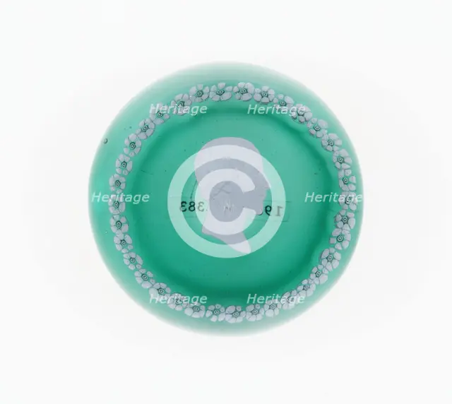 Paperweight, Clichy, Mid 19th century. Creator: Clichy Glassworks.
