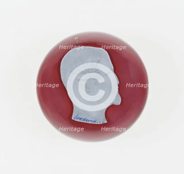 Paperweight, Clichy, Mid 19th century. Creator: Clichy Glassworks.