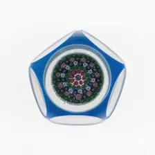 Paperweight, Clichy, c. 1845-55. Creator: Clichy Glassworks