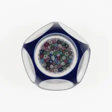 Paperweight, Clichy, c. 1845-55. Creator: Clichy Glassworks