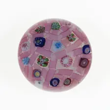 Paperweight, Clichy, c. 1845-55. Creator: Clichy Glassworks