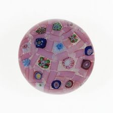 Paperweight, Clichy, c. 1845-55. Creator: Clichy Glassworks