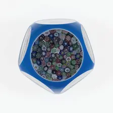 Paperweight, Clichy, c. 1845-55. Creator: Clichy Glassworks
