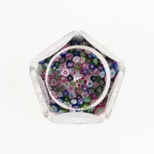Paperweight, Clichy, c. 1845-55. Creator: Clichy Glassworks