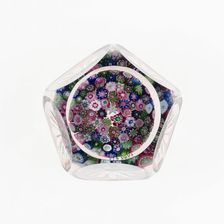 Paperweight, Clichy, c. 1845-55. Creator: Clichy Glassworks