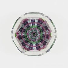 Paperweight, Clichy, c. 1845-55. Creator: Clichy Glassworks