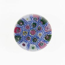Paperweight, Clichy, c. 1845-55. Creator: Clichy Glassworks