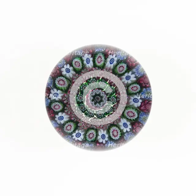 Paperweight, Clichy, c. 1845-55. Creator: Clichy Glassworks.