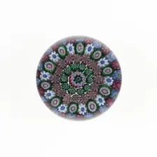 Paperweight, Clichy, c. 1845-55. Creator: Clichy Glassworks