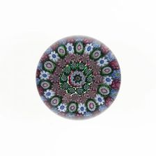 Paperweight, Clichy, c. 1845-55. Creator: Clichy Glassworks