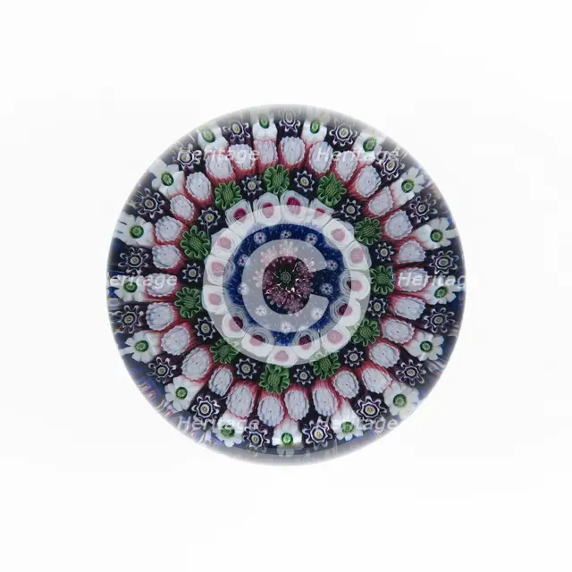 Paperweight, Clichy, c. 1845-55. Creator: Clichy Glassworks.