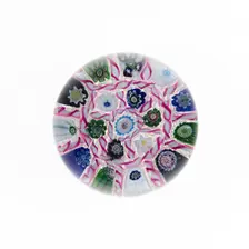 Paperweight, Clichy, c. 1845-55. Creator: Clichy Glassworks