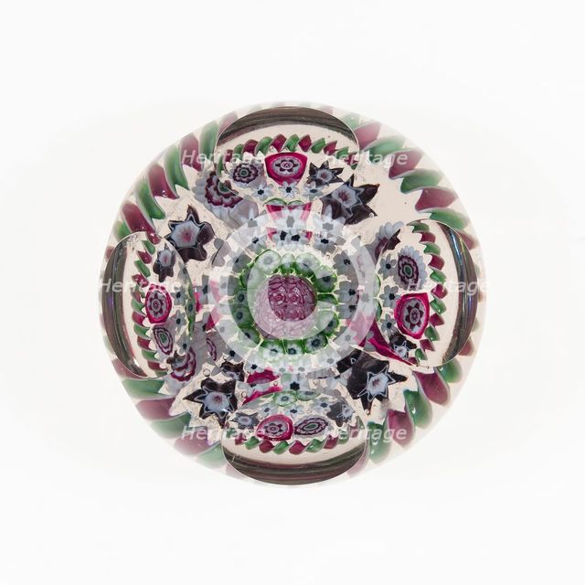 Paperweight, Clichy, c. 1845-55. Creator: Clichy Glassworks.