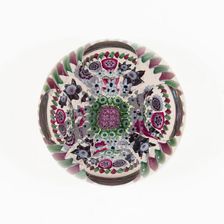 Paperweight, Clichy, c. 1845-55. Creator: Clichy Glassworks
