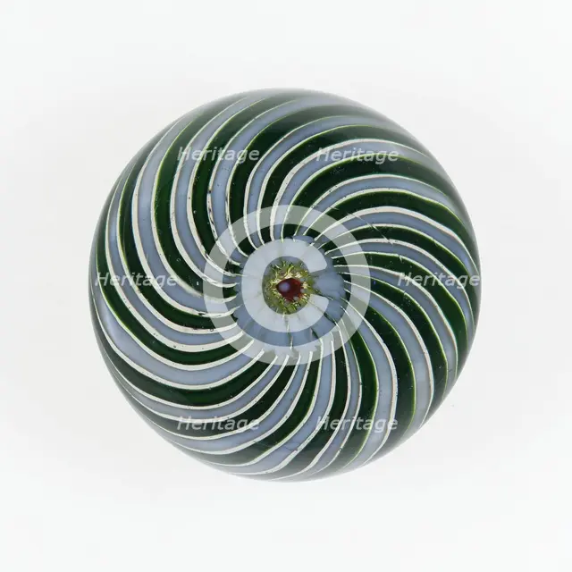 Paperweight, Clichy, c. 1845-55. Creator: Clichy Glassworks.