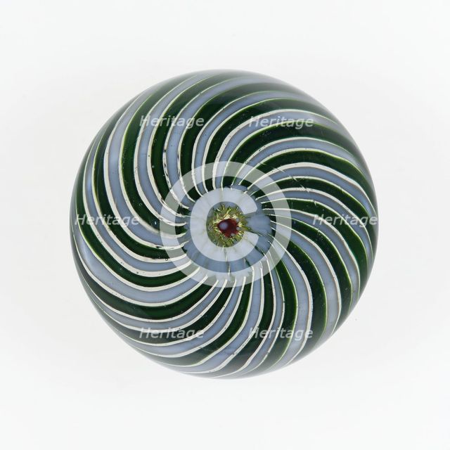 Paperweight, Clichy, c. 1845-55. Creator: Clichy Glassworks.