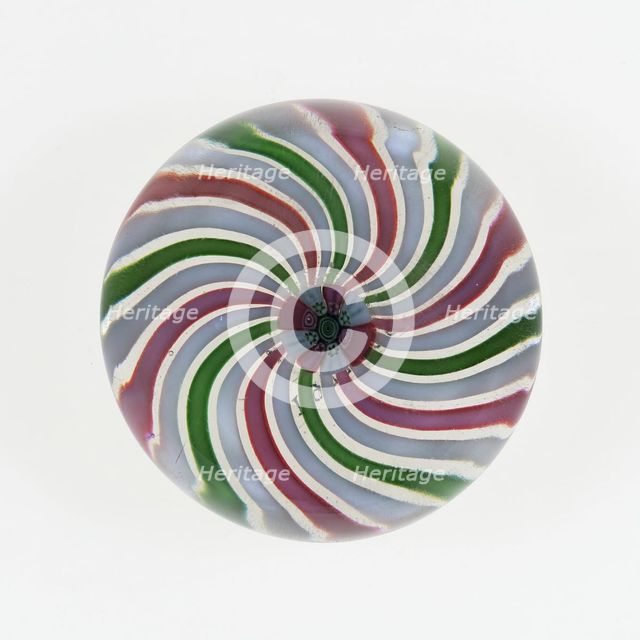 Paperweight, Clichy, c. 1845-55. Creator: Clichy Glassworks.