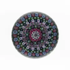 Paperweight, Clichy, c. 1845-55. Creator: Clichy Glassworks