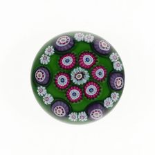 Paperweight, Clichy, c. 1845-60. Creator: Clichy Glassworks