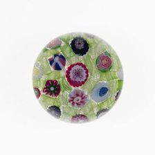 Paperweight, Clichy, c. 1845-60. Creator: Clichy Glassworks