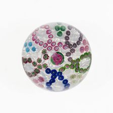 Paperweight, Clichy, c. 1845-60. Creator: Clichy Glassworks