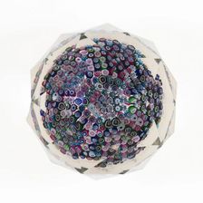 Paperweight, Clichy, c. 1845-60. Creator: Clichy Glassworks