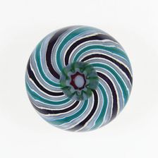 Paperweight, Clichy, c. 1845-60. Creator: Clichy Glassworks
