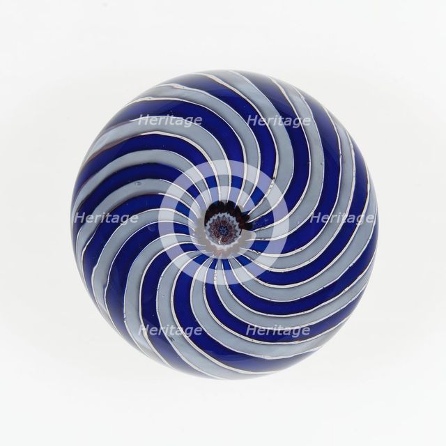 Paperweight, Clichy, c. 1845-60. Creator: Clichy Glassworks.