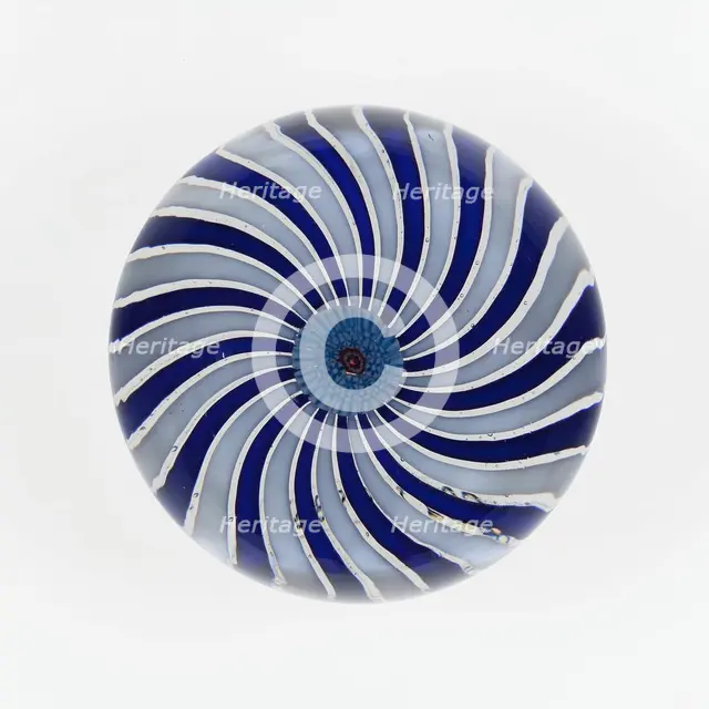 Paperweight, Clichy, c. 1845-60. Creator: Clichy Glassworks.