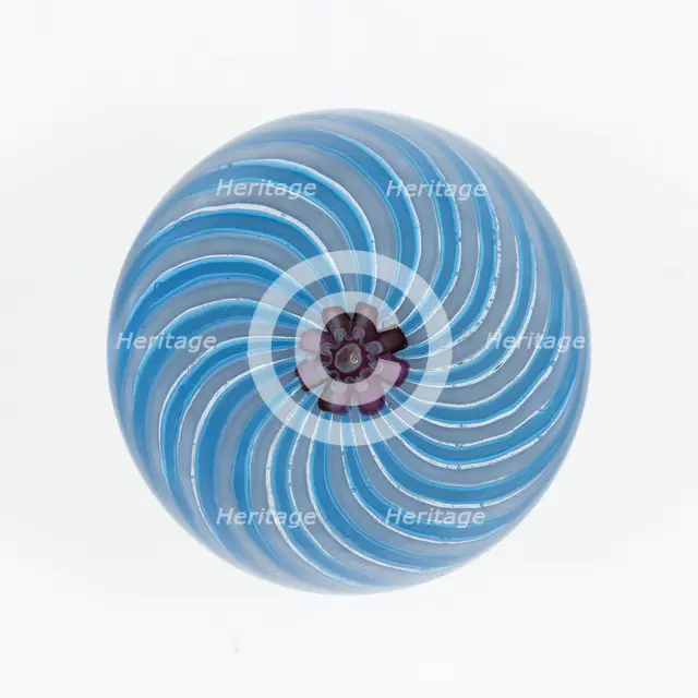 Paperweight, Clichy, c. 1845-60. Creator: Clichy Glassworks.