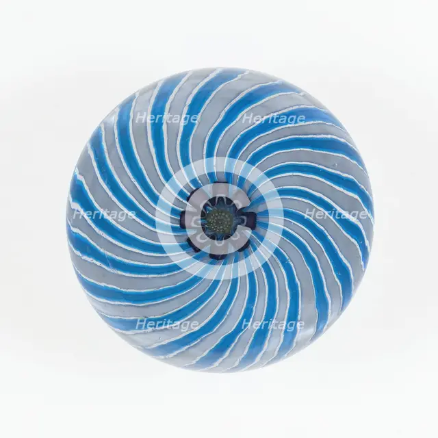 Paperweight, Clichy, c. 1845-60. Creator: Clichy Glassworks.
