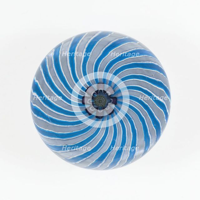 Paperweight, Clichy, c. 1845-60. Creator: Clichy Glassworks.