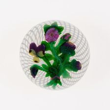 Paperweight, Clichy, c. 1845-60. Creator: Clichy Glassworks