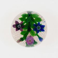 Paperweight, Clichy, c. 1845-60. Creator: Clichy Glassworks