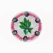 Paperweight, Clichy, c. 1845-60. Creator: Clichy Glassworks