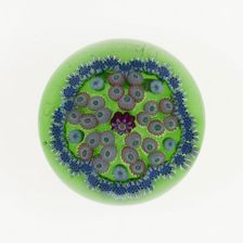 Paperweight, Clichy, c. 1845/60. Creator: Clichy Glassworks