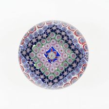 Paperweight, Clichy, c. 1845/60. Creator: Clichy Glassworks
