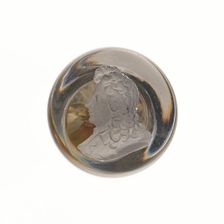 Paperweight, Clichy, c. 1846-55. Creator: Clichy Glassworks