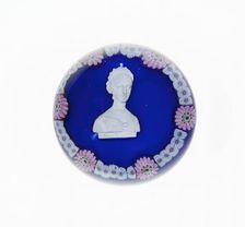 Paperweight, Clichy, c. 1846-55. Creator: Clichy Glassworks
