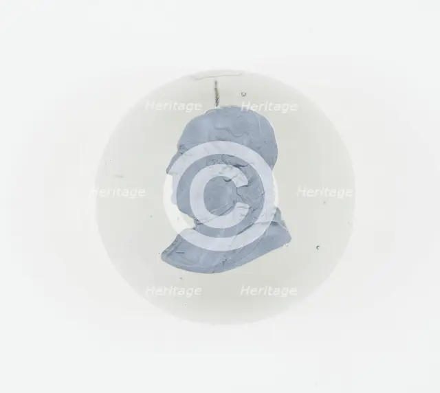 Paperweight, Clichy, c. 1846-55. Creator: Clichy Glassworks.