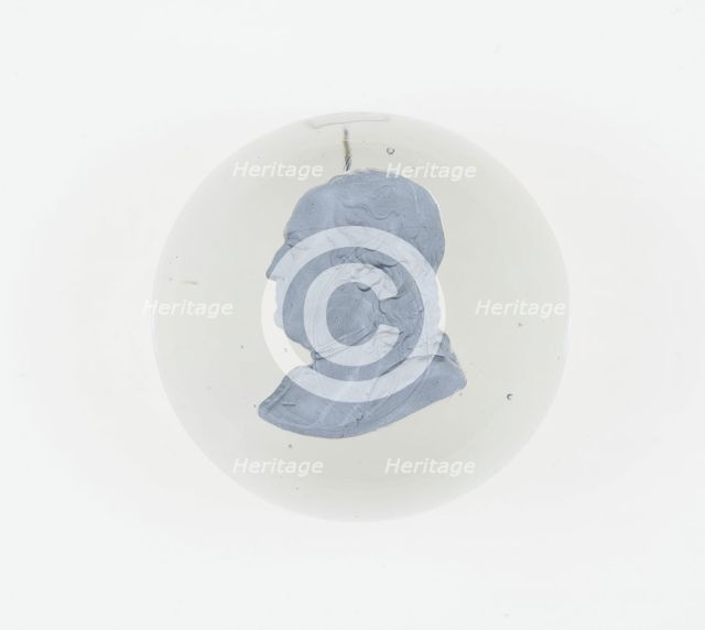 Paperweight, Clichy, c. 1846-55. Creator: Clichy Glassworks.