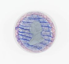 Paperweight, Clichy, c. 1846-55. Creator: Clichy Glassworks