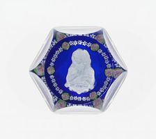 Paperweight, Clichy, c. 1846-55. Creator: Clichy Glassworks