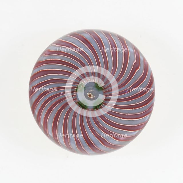 Paperweight, Clichy, c. 1848-55. Creator: Clichy Glassworks.