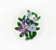 Paperweight, Clichy, c. 1848-55. Creator: Clichy Glassworks