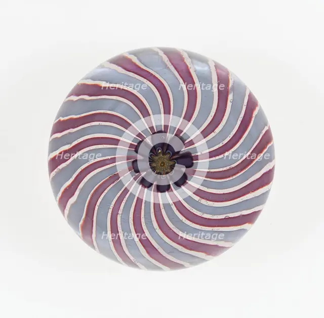 Paperweight, Clichy, c. 1848-55. Creator: Clichy Glassworks.